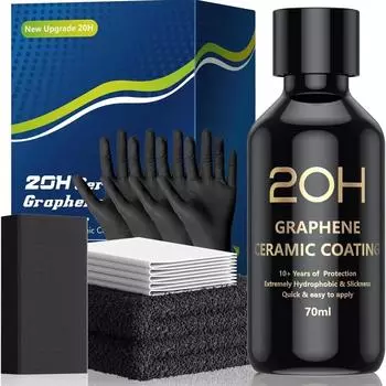 Графеновое керамическое покрытие 20H с самовосстановлением и технологией УФ-трека Профессионалы по уходу за автомобилями 10+ лет защиты