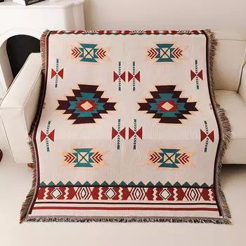 Граффити Диван Полотенце Полное Покрытие Ткань Ins Стиль Гостиная Ковер Влажный Коврик Для Пикника Кемпинг Одеяло Диван Чехлы Для Подушек 90*90