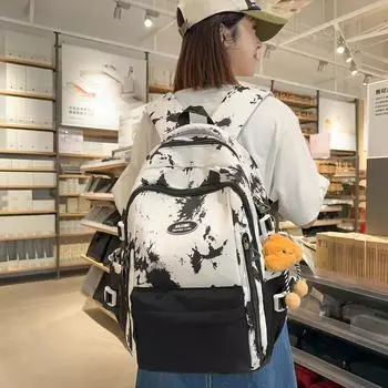 Graffiti Print Student School Bag Print Women s Large Capacity Lightweight Travel Backpack Computer Backpack