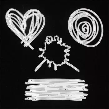 Граффити Скрапбукинг штампы для тиснения шаблон папки тиснение DIY Рождественский фестиваль Декор