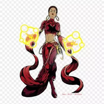 Графические персонажи романа, женский супергерой, женский, термопереносная печать, виниловые нашивки, наклейки для одежды, аппликации «сделай сам», моющиеся нашивки