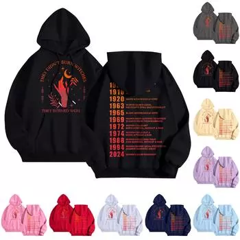 Графические толстовки с капюшоном для женщин Милый пуловер с длинным рукавом Опрятные толстовки с капюшоном с принтом букв Осень-зима L бежевый