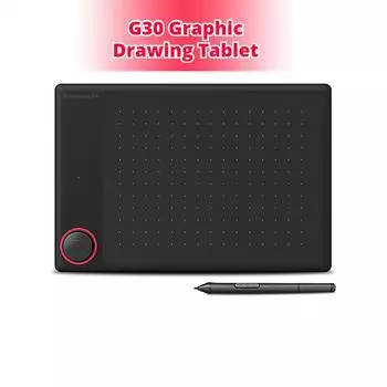 Графический планшет для рисования с роликовым ключом, цифровой планшет с большой активной областью, поддержка телефона Android G30 G30