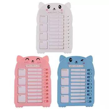 График ежедневных дел. Симпатичная доска для планирования ежедневных задач для эффективного управления задачами. Pink