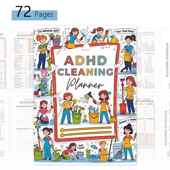 График уборки дома Ежегодный контрольный список уборки Планер на пружине One Size