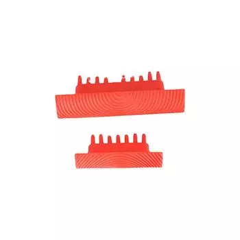 Grain Pattern Wall Art Wood Graining Painting Tool Roller Brush Wood Grain Board Wall Painting Tool Set B