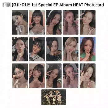 (грамм)I-DLE G-IDLE 1-й специальный EP-альбом HEAT Photocard Blaze Flare Digipack Ver Group - Digipack Ver.