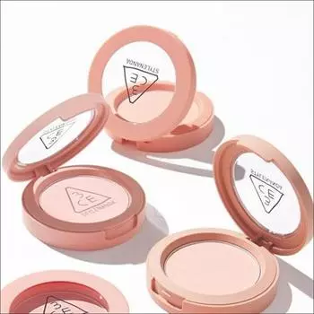 [(грамм) I-DLE MINNIE PICK] 3CE Рецепт настроения Face Blursh 03_MONO PINK