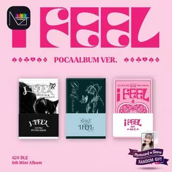(грамм)Праздный : 6-й мини-альбом I FEEL (ПОКААЛЬБУМ ВЕР.) RANDOM 1PCS
