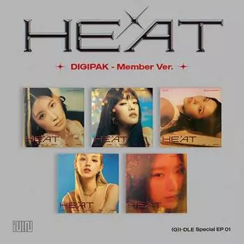 (грамм)Специальный альбом I-DLE - HEAT (ЧЛЕН DIGIPAK ВЕР.) RANDOM VER.