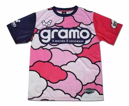 gramo Practice Shirt cloud3 PNK Pink M P-054-04
