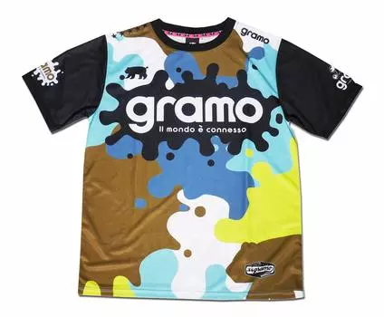 gramo Practice Shirt splash2 GRN Green S P-053-09