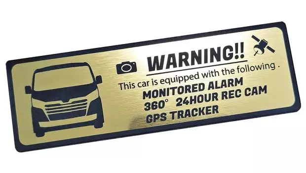 Granace Toyota Security Sticker Car Security Luxury Car VIP 24-часовой мониторинг GPS-трекер Anti-Theft (Золото)