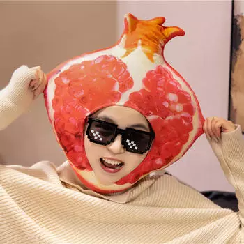 Гранатовая шляпа головной убор мультяшные аксессуары для волос новинка головной убор костюм для праздника