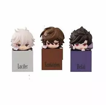 Granblue Fantasy Hikkake Figures Belial Set of 3 types - Sandalphon, Lucifer, -