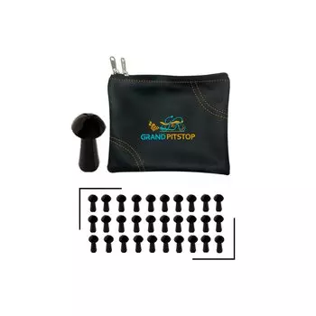 GRAND PITSTOP Replacement Mushroom Plugs for tubeless Tire Puncture Repair kit - for Cars, Motorcycles- Spare Plugs (30 Plugs)