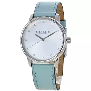 Grand Slim Leather Strap Blue 14503973 [Coach] Men s Women s [Item]