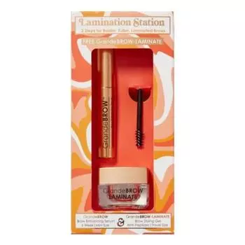 Grande Cosmetics Lamination Station Eyebrow Serum для густых бровей Lamination Gel Shape Set с 12-часовой фиксацией, 1 шт.