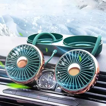 Grande ventilador do carro eltrico, resfriamento do caminho, ar condicionado, sada de ar, ventilador pequeno зелёный