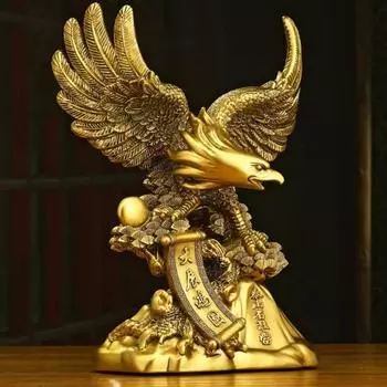 Грандиозная выставка Орлиные украшения Привлечение богатства Офис босса Декор рабочего стола Гостиная Винный шкаф Подарок на открытие компании