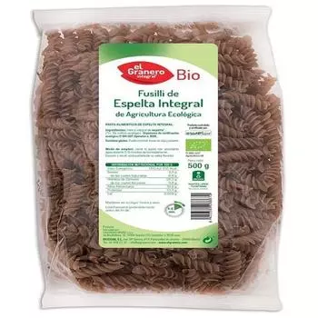 Granero Fusilli Espelta Integral Bio 500г
