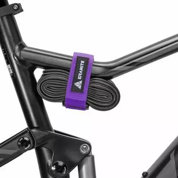 Granite Rockband MTB Frame Carrier Strap for Inner Tubes and Bike Tool Kits Compatible with Mountain Hybrid and Road Bikes - - Bikes, Bikes, (Purple) фиолетовый