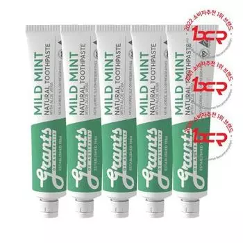 Grants Mild Mint со вкусом алоэ вера 110 г 5 шт. Специальное предложение (Только)