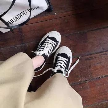 Grape mother studiolee 2025 new summer canvas shoes small round head can be stepped on heel lace-up low-top casual style 35