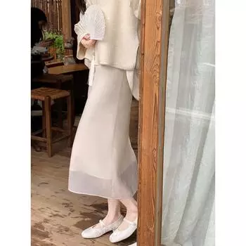 Grape mother studiolee tuberose~ Guofeng new Chinese pearl with square head jacquard Mary Jane single shoes 35 абрикосовый