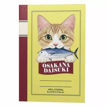 Graph notebook cat Palm mini yellow cat [Felissimo club] notebook/70