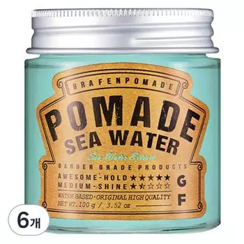 Graphen Seawater Pomade Hair Wax, 100g, 6 pieces