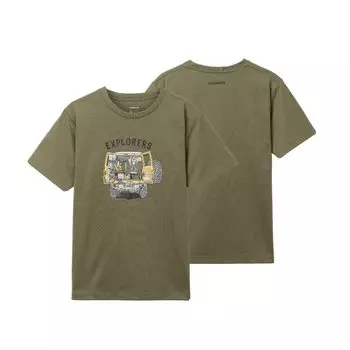 Graphic Quick Dry Khaki XS [Shimano] T-Shirt SH-005W хаки