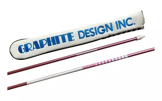 Graphite Design 2 Чехол для выравнивания палочек 2021 Tour Supply & (Модель белого/синего цвета) (розовый)