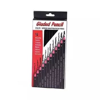 Graphite Shading Sketch Pencil Smooth Writing Drawing Pencil Wooden Lead Pencils Stationery Carton