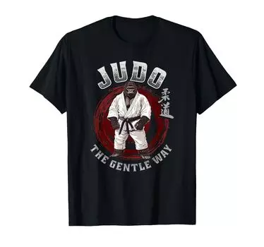 Grappling Gorilla Judo A gentle path to becoming a judoka - T-shirt чёрный