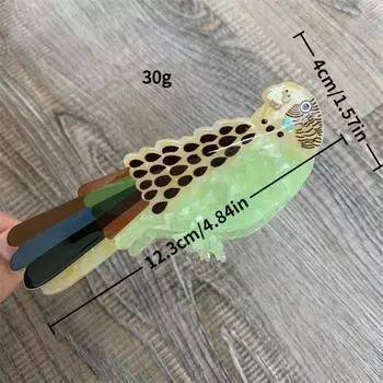 Grasp Bird Hair Clip Cute Cartoon Animal Shark Clip Personalized Acetic Acid Hair Claw Daily Style 2