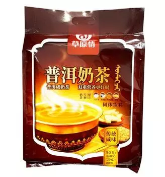 Grassland Love Pu er Молочный чай 360 г Порошковый молочный чай Внутренняя Монголия