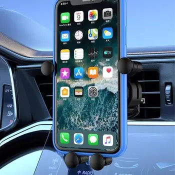 Gravity Car Holder Anti-collision Universal 4.7-6.7 Inch Six Points For 13 12 Car Interior Accessories