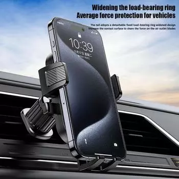 Gravity Car Phone Holder Air Vent Clip Mount Mobile Cell Phone Stand In Car GPS Support For IPhone 13 12 Pro G2J0