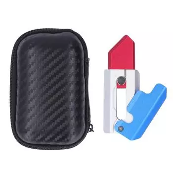 Gravity Knife Toy Decompression Aluminium Alloy Relieve Anxiety Carrot Fidget Knife Toy for