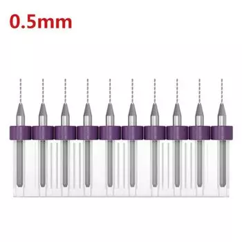 Гравировальный бит твердосплавная фреза ЧПУ сверла для печатных плат кукурузное гравировальное сверло мини сверло ЧПУ 0.5mm