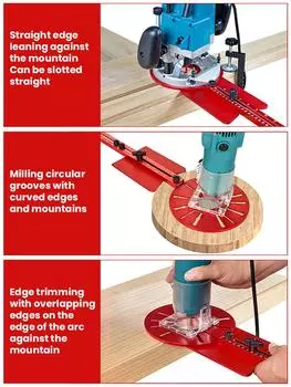 Гравировальный станок Режущий Круговой Направляющий Кронштейн Основание Универсальный Фрезерный Кронштейн Основание Фрезерный Круговой Фрезерный Кондуктор красный