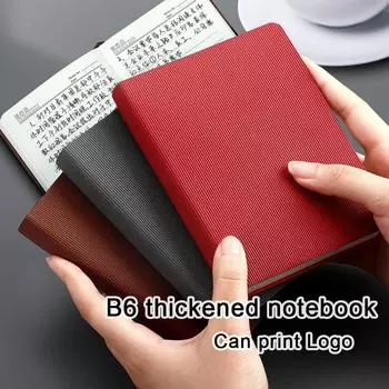 (Гравировка логотипа) Карманный деловой блокнот B6, мини-блокнот для студентов, дневник путешествий, ручная книга, протоколы встреч, выдержки 11*14.3*2cm серый