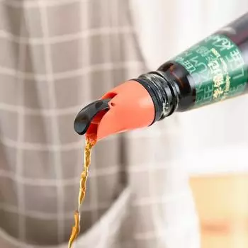 Гравитационная индукция, автоматическое открывание бутылки, бутылка масла, вина, наливная крышка, пробка для носика, дозатор для рта, бармен, кухонный аксессуар оранжевый