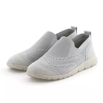 Gray 235 HIMIKO/Knit slip-ons/647105 серый