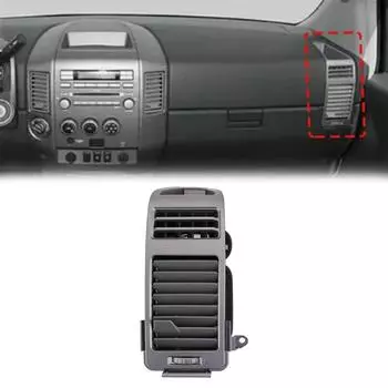 Gray Passenger Side A/C Dash Air Vent Cover Trim RH For Nissan Titan Armada 2004-2006