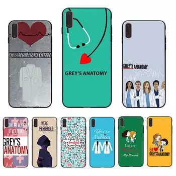 Gray s Anatomy доктор медсестра стетоскоп телефонные чехлы для iPhone 8 7 6 6S Plus X 10 5 5S SE XR XS XSMAX 11 12 pro Max Mini Shells iPhone SE2020