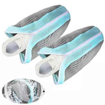 Серый мешок для стирки обуви Универсальная глубокая очистка Без рук Мешок для стирки Мешки для стирки обуви