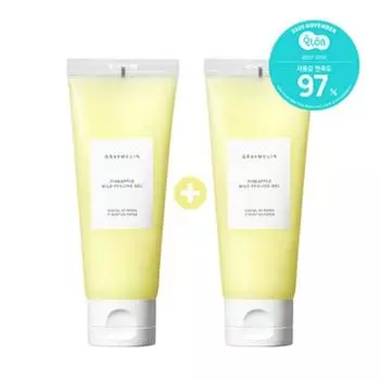 Graymelin Green Food 3 вида бесплатных образцов геля для мягкого пилинга Fine Mild Peeling Gel 100 мл, 2 шт.
