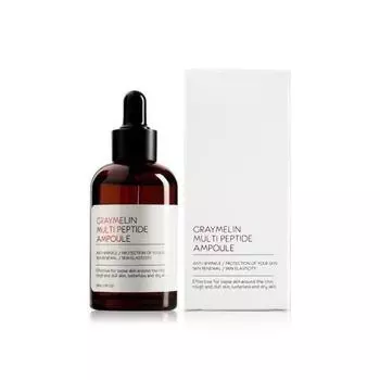 Graymelin Мультипептид / Мадекассосид Ампула 50 мл, Питательный, Антивозрастной, Увлажняющий, Корейская косметика, Kbeauty, образец Multi Peptide Ampoule